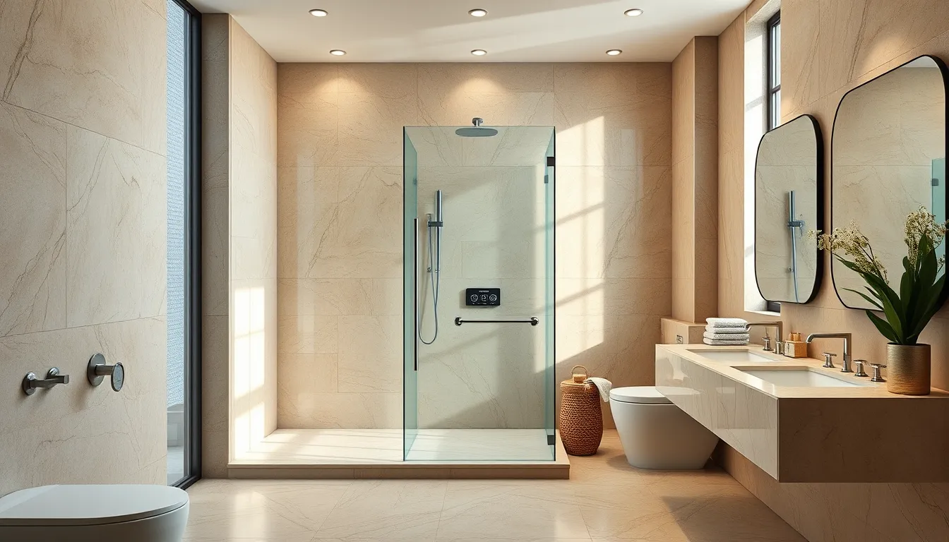 Rénovation haut de gamme à Draguignan en Dracénie avec douche à l'italienne.