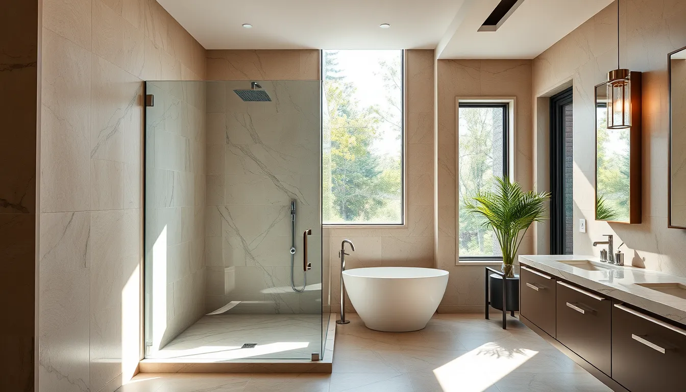 Installation d'une douche à l'italienne moderne à Draguignan