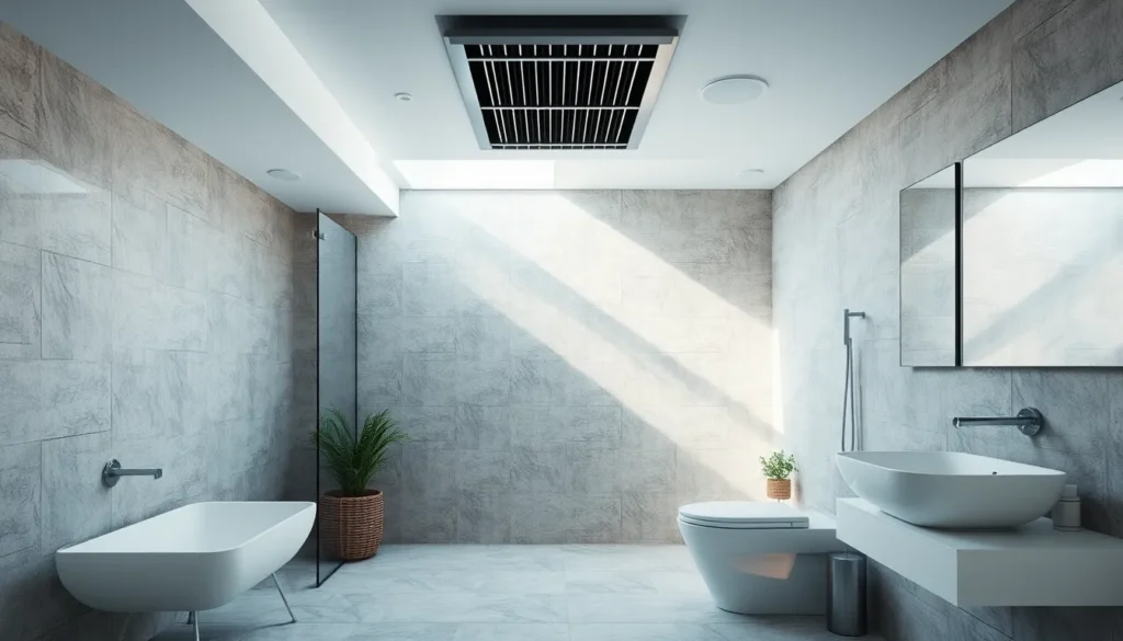 Salle de bains moderne à Toulon sans humidité