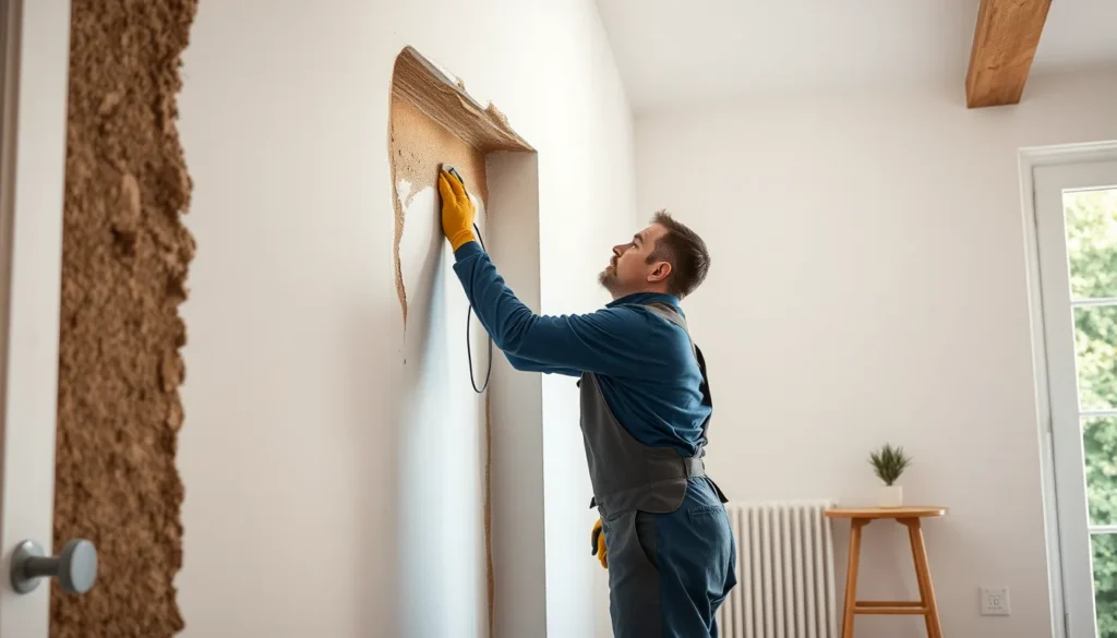 Traitement de l'humidité des murs dans une maison à Draguignan