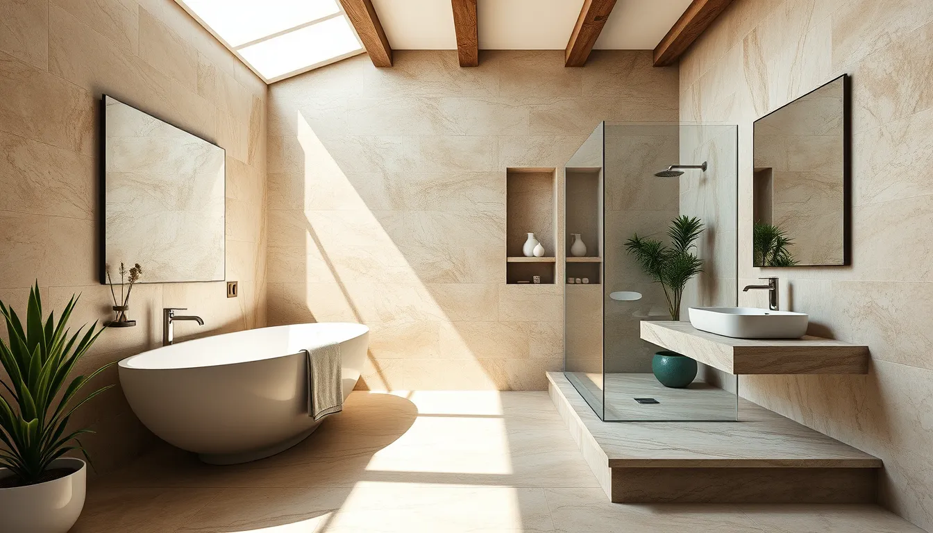 Durée d'une rénovation à Draguignan avec carrelage et travertin.
