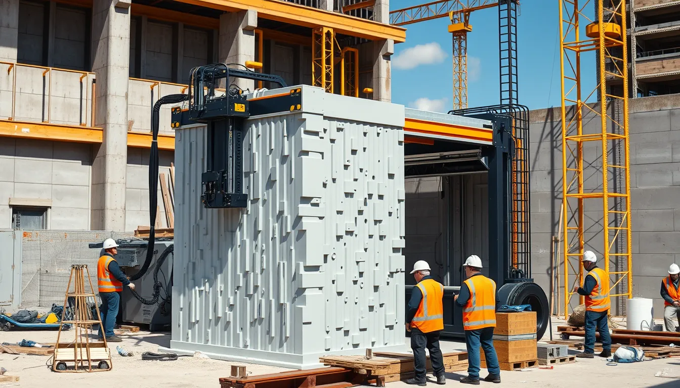 Maçonnerie innovante grâce à l'impression 3D dans la construction
